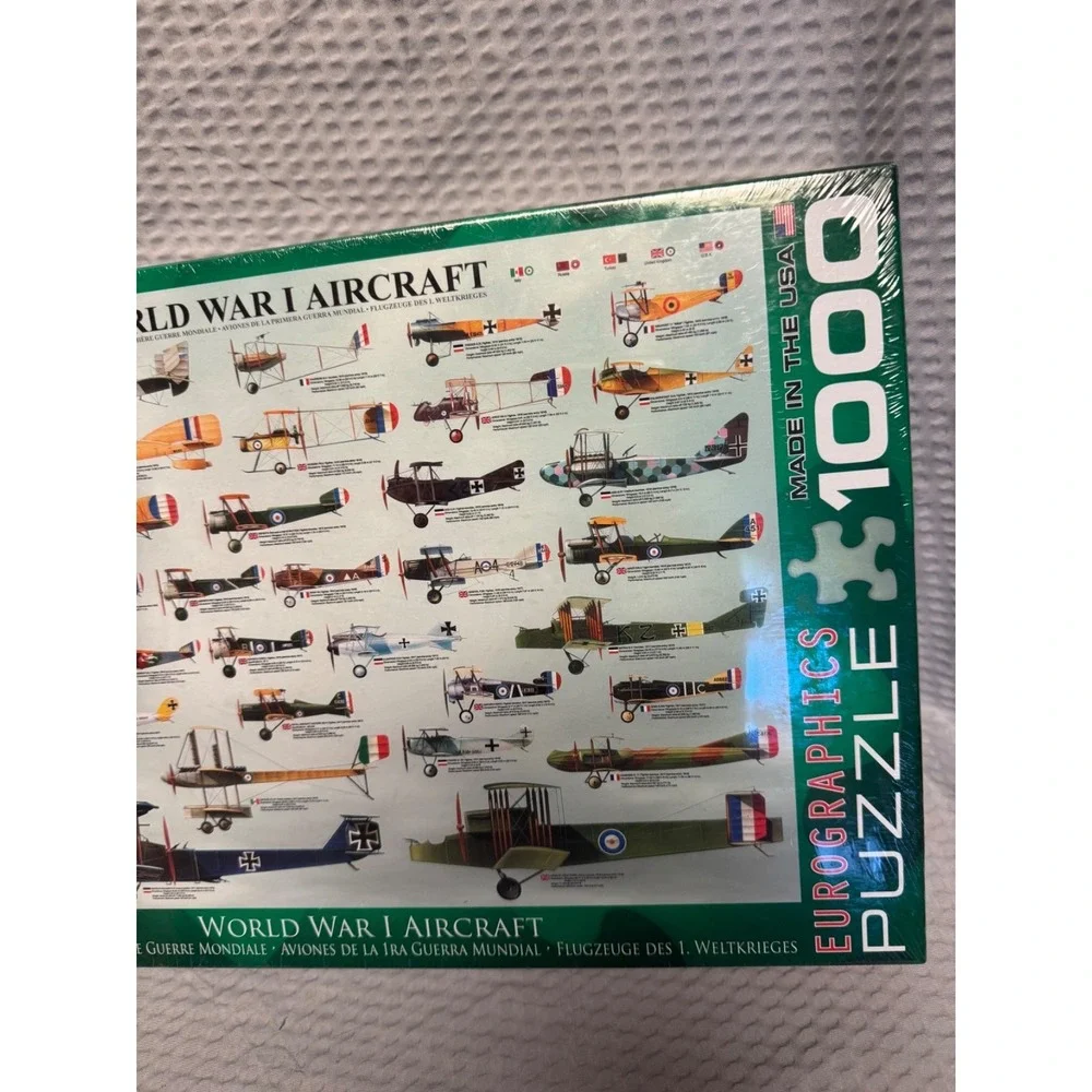 World War I Aircraft WWI - 1000 Pieces Jigsaw Puzzle New Factory Sealed History